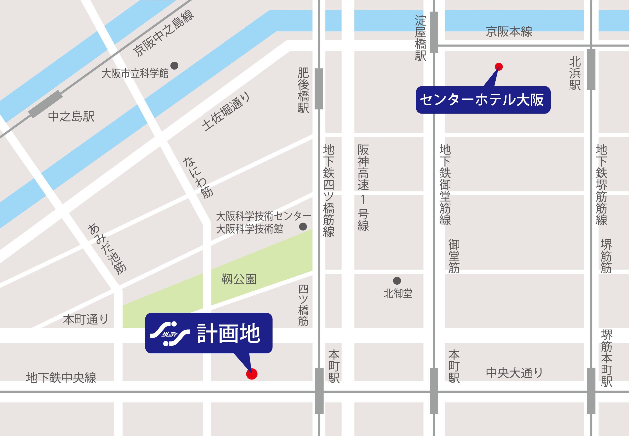 西本町 地図