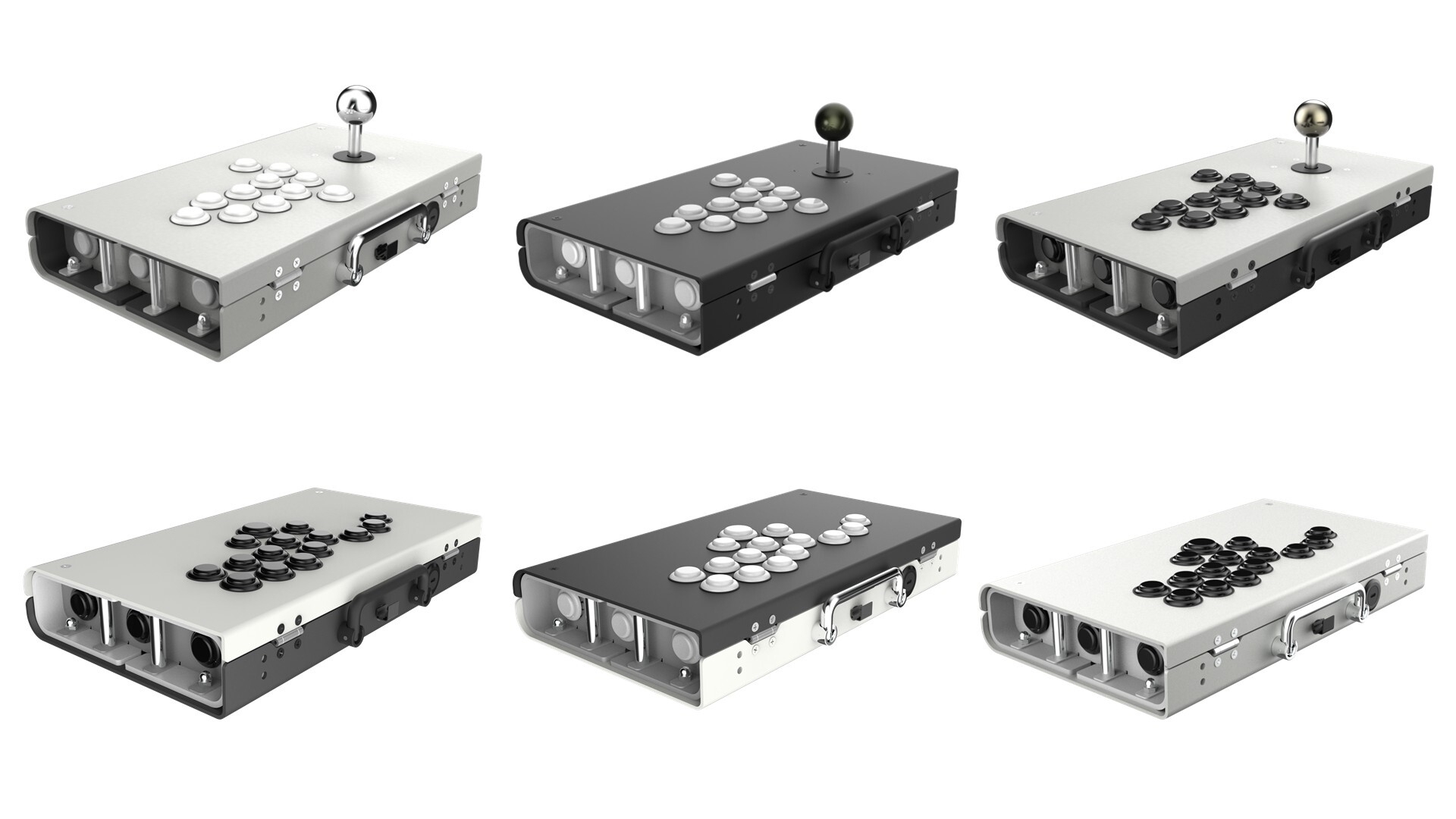 組み立て後イメージ 上 レバーモデル、下 レバーレスモデル