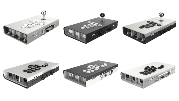 組み立て後イメージ 上 レバーモデル、下 レバーレスモデル