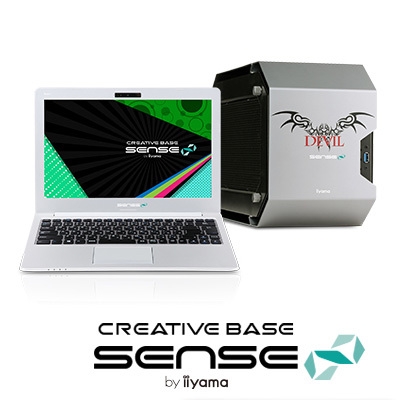 Iiyama SOLUTION Infinity ノートPC iiyama PC、「SENSE∞（センス インフィニティ）」より クリエイター