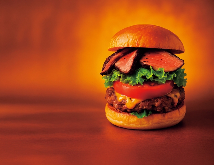 【バーガーショップ ベルビーチ】長崎和牛プレミアムバーガー