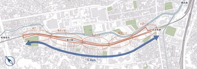 「星天qlay（ホシテンクレイ）」位置図 