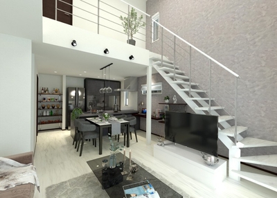 BRAVO ZEH KING 間取プラン1　イメージパース