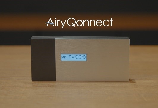 「AiryQonnect」空気質モニタリングソリューション対応 IAQセンサーユニット(LTE搭載)