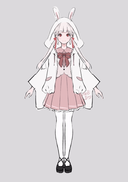 この子の名前、募集します(イラストはラフ画)