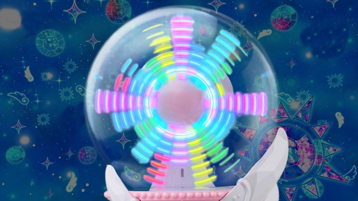 光のアニメーション(イコライザー柄)