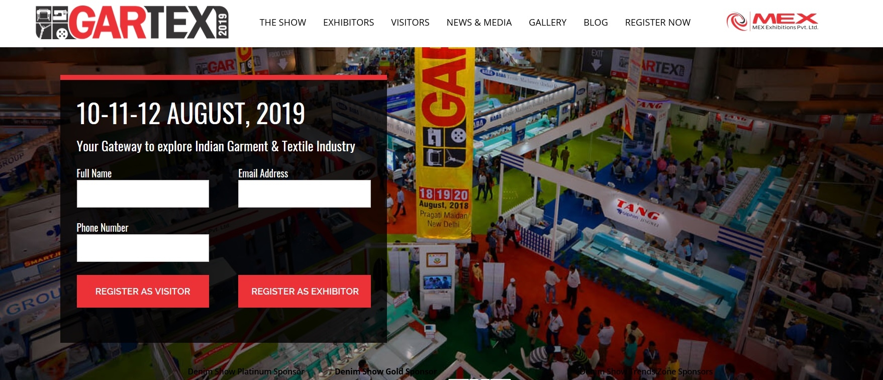 インド衣類繊維機械展示会 2019年