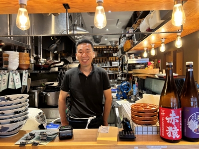 店主の奥村シェフ　