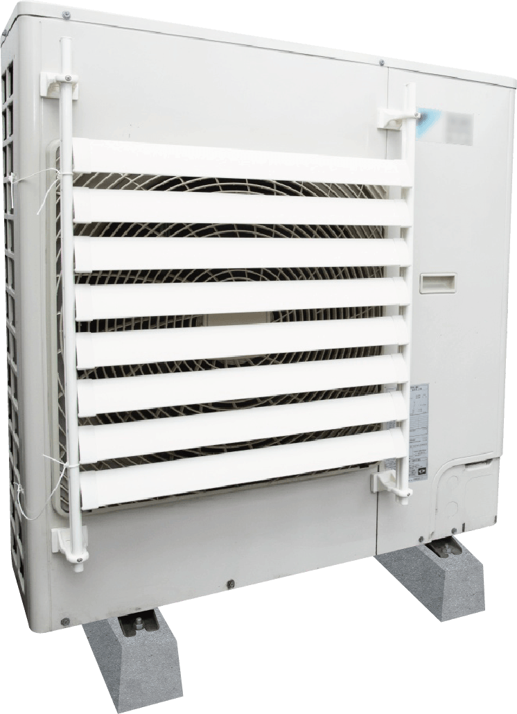 業務用室外機ルーバー ルーバー下向き