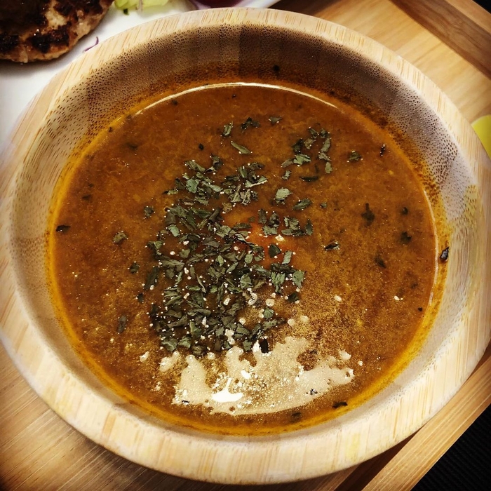 飲み物スープカレー