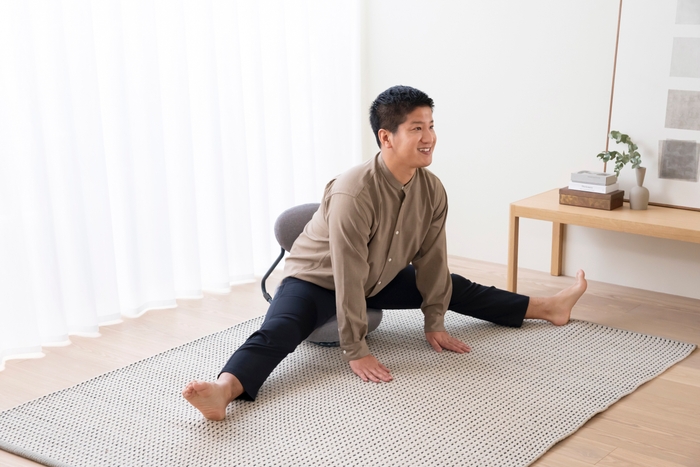 男性人気も高いストレッチ