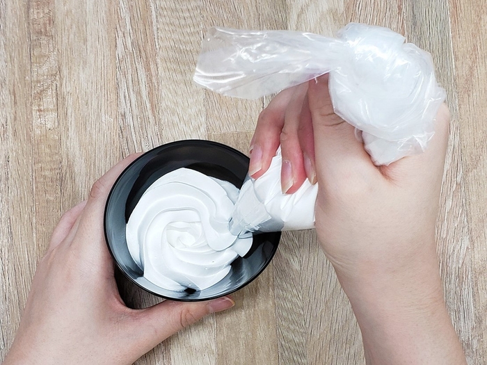 作り方:クリーム絞り