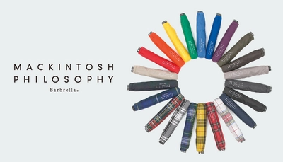 シリーズ累計販売数22万本の大ヒット！MACKINTOSH PHILOSOPHYから軽量傘「Barbrella®（バーブレラ®）」のご紹介