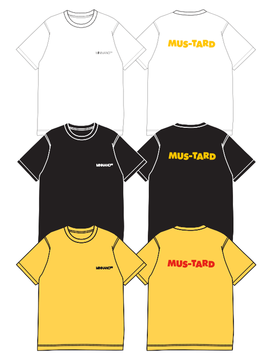 MIN-NANO×MUSTARD™ HOTEL LOGO SWITCH TEE 各色7,150円