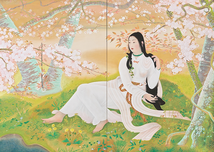 堂本印象 木華開耶媛 1929年 京都府立堂本印象美術館