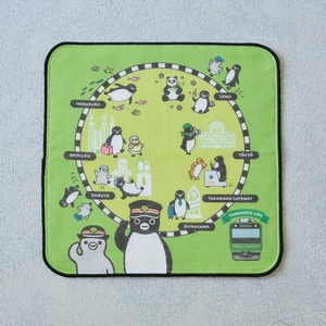 「Suicaのペンギン ハンドタオル」 860円 横243×縦243mm パイル地の吸水性とガーゼの肌ざわりが魅力のハンドタオル
