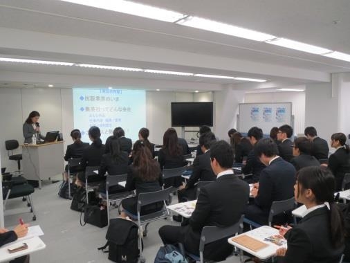 「マスコミ業界フェア」を東京センターで開催 マスコミ業界に就職希望の本学学生に大手4社が講演