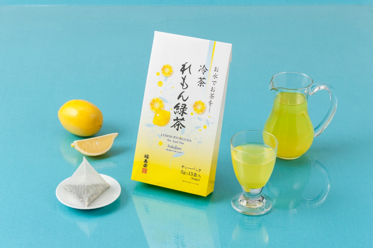 大容量タイプの冷茶「れもん緑茶」