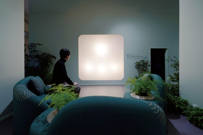 ミラノサローネに出展したリコーの展示では、総合アートディレクションを担当