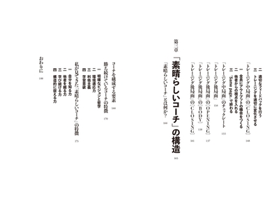 『スポーツコーチング解体新書　学びを構造的に捉え人を成長に導く』目次③