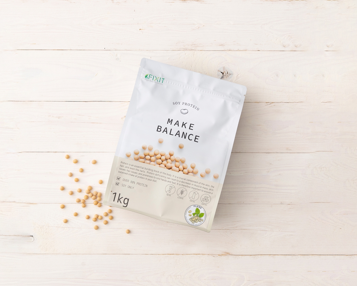 【女性に人気のプロテインから新味登場】MAKE BALANCE ソイプロテイン(プレーン)3月12日より発売開始