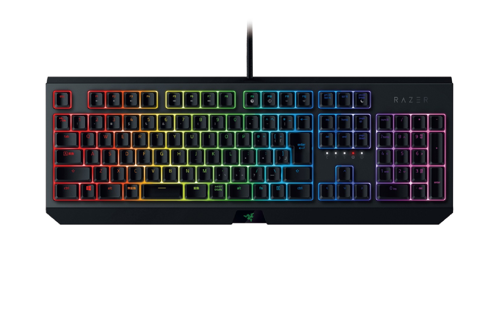 Razer、高速反応のメカニカルキーボード 「Razer BlackWidow JP