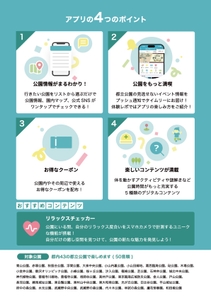 アプリリニューアルお知らせチラシ（裏）