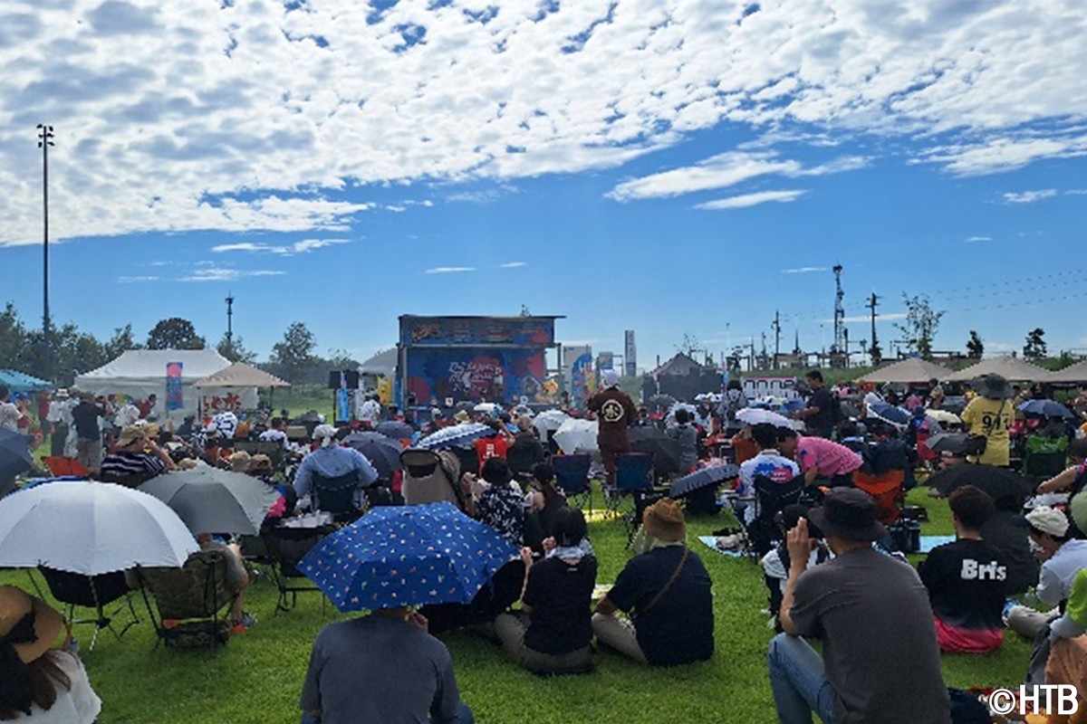 「水曜どうでしょうキャラバン2024」の様子(C)HTB