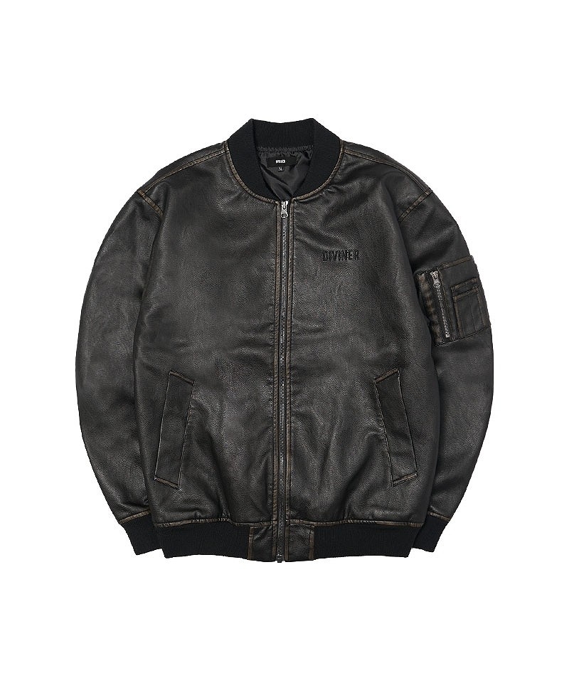 Dirty Leather MA-1 Jacket
