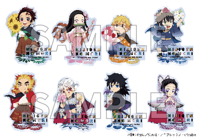 ▲オリジナルグッズ アクリススタンド（8種）