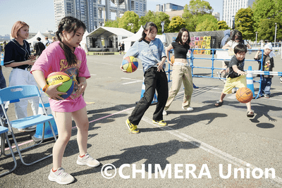 フリースタイルバスケ体験