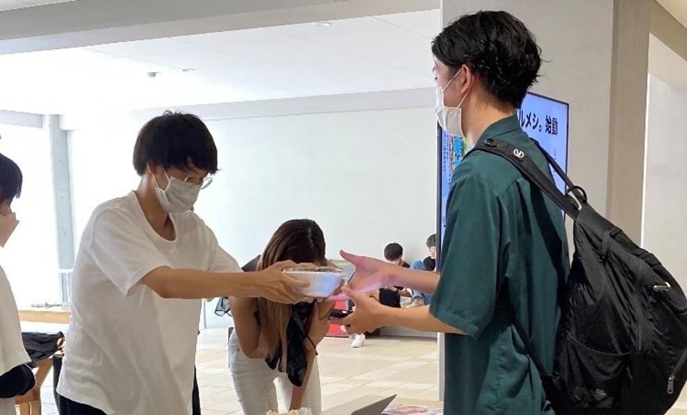 7月に実施した15日間の実証実験の様子