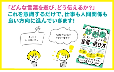 【話は変わりますが→〇〇さんのお話を聞いて思い出したのですが】『いつも好印象な人がしている 言葉の選び方』松はるな著2025年7月15日刊行