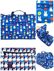 次はどこに行く？大容量だけど使わない時はコンパクトに折りたためるボストンバッグでミッフィといつでも一緒♪