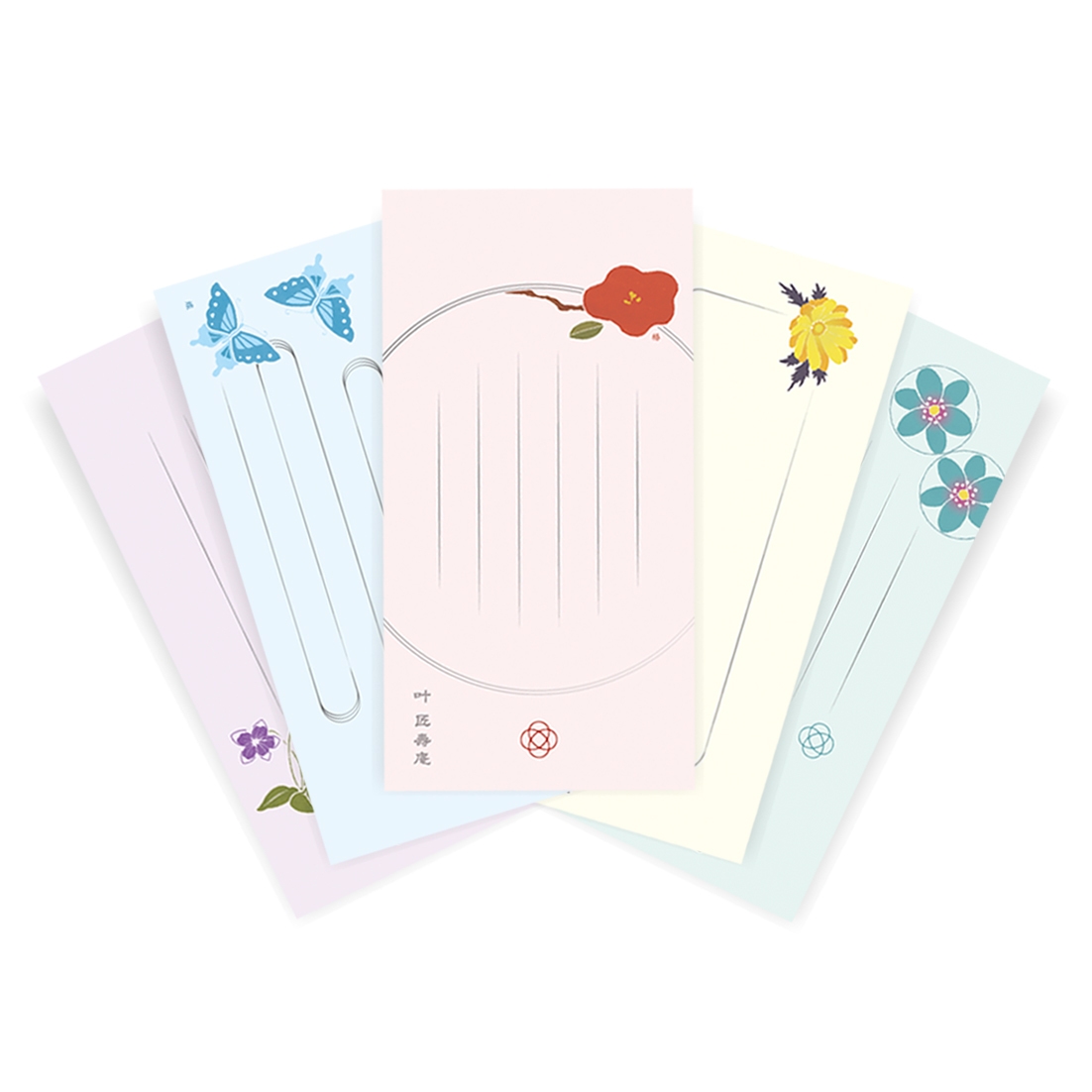 つづら文(叶 匠壽庵オリジナル一筆箋) 1セット(5枚綴り) イメージ