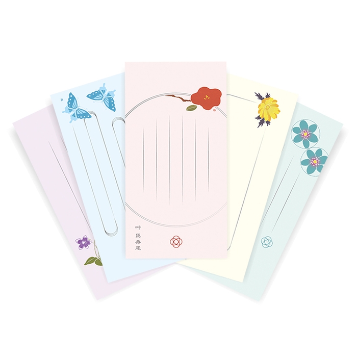 つづら文(叶 匠壽庵オリジナル一筆箋) 1セット(5枚綴り) イメージ