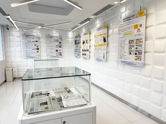 「医誠会国際総合病院と広報活動」の取り組みを医療複合施設「i-Mall」創造空間で展示