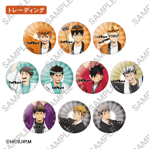 トレーディング缶バッジ(全10種) 各440円(税込)