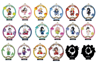 ニジゲンノモリ×アニメ『鬼滅の刃』 ゆらゆらアクリルスタンド(A/B)【2023】/各825円（税込）