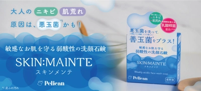 敏感なお肌を守る、弱酸性の洗顔せっけん 『SKIN:MAINTE 洗顔石鹸』が販売スタート！ ～春の訪れを感じられるチェリーブロッサムの香り～