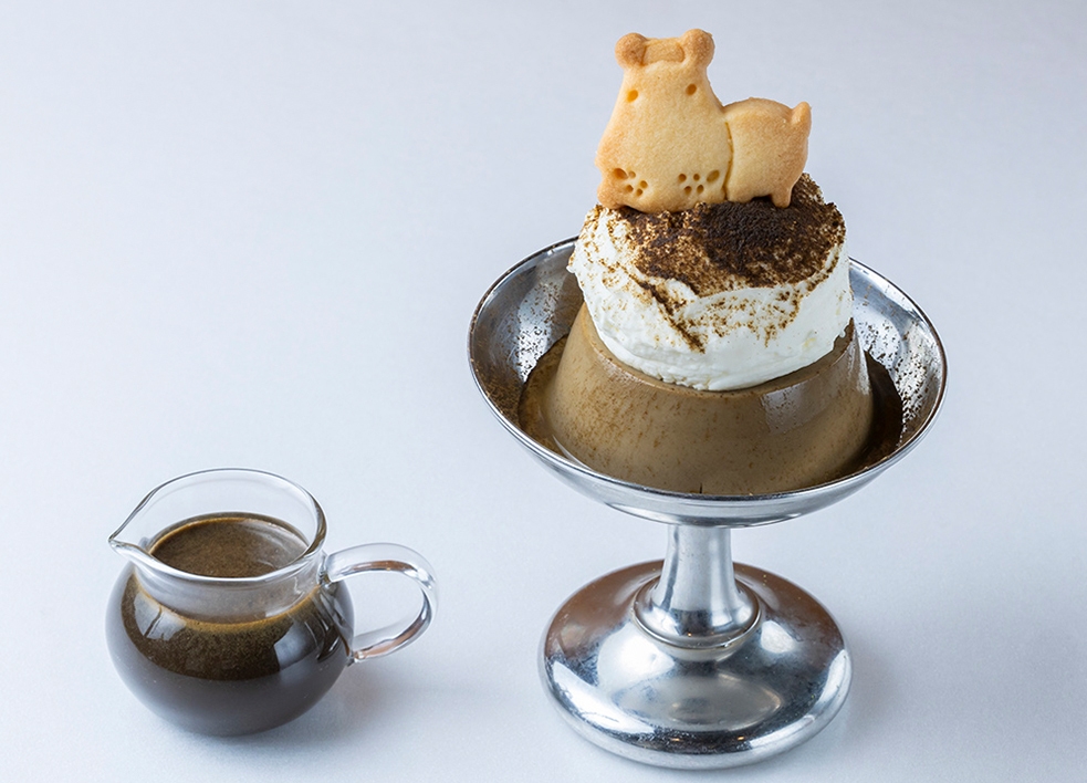 静岡ほうじ茶皿プリン 650円(税込)