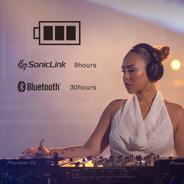 パフォーマンスに集中できる長時間バッテリー