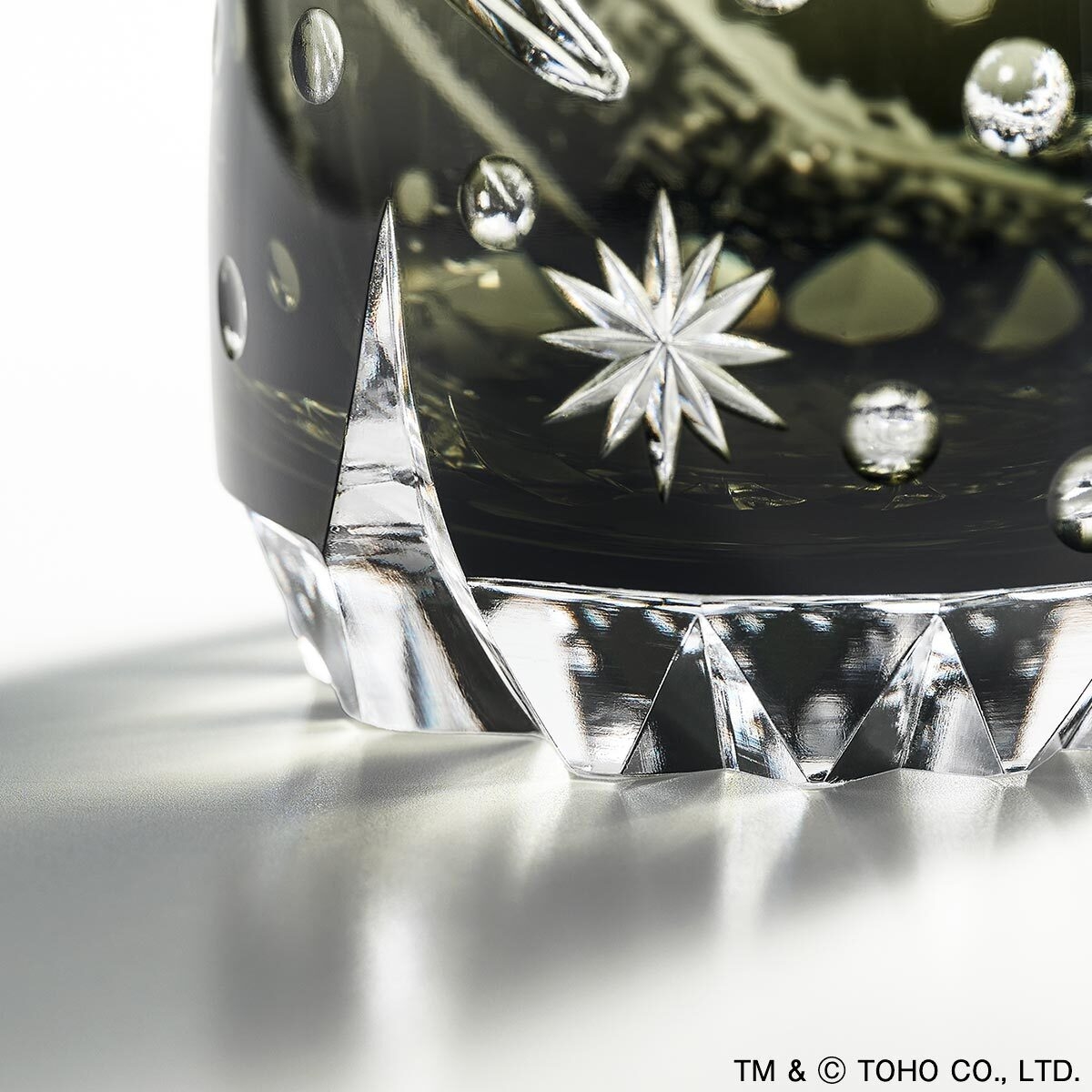 ゴジラ江戸切子グラスカット3