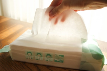 「シルクのような肌ざわり」を追求した使い捨てフェイスタオル 『ufutto スウヨタオルCICA』2025年10月1日新発売！