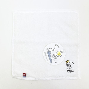 スヌーピー75周年限定デザインカルわたタオル