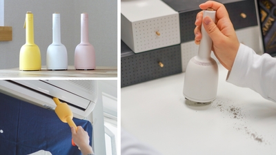 かわいいベル型卓上掃除機 Vaccumi