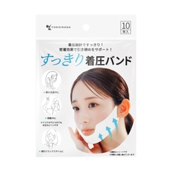 フェイスラインの引き締めをサポート 「すっきり着圧バンド」を2025年9月中旬　新発売
