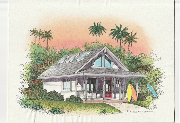 ロドニーフォーテンハウアー氏による御宿でのサーファーズハウスのカラーパース