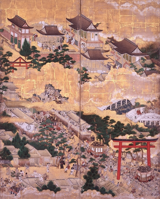 日吉山王祭礼図_部分_江戸時代_金地院蔵