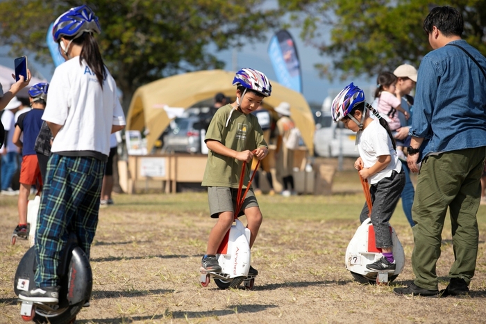 Airホイール体験の様子
